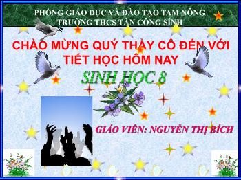 Bài giảng Sinh học 8 - Tiết 60, Bài 54: Vệ sinh hệ thần kinh (Bản chuẩn và đầy đủ nhất) - Nguyễn Thị Bích