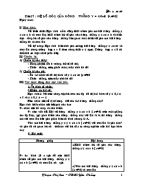 Giáo án Đại số 9 - Tuần 14 - Phạm Thị Lan