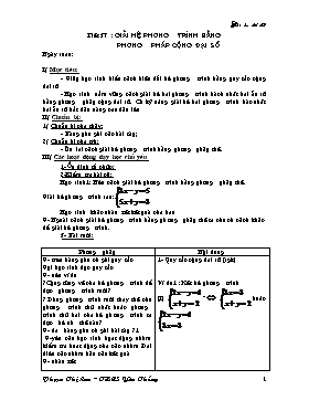 Giáo án Đại số 9 - Tuần 19 - Phạm Thị Lan