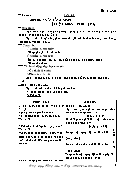 Giáo án Đại số 9 - Tuần 21 - Dương Đặng Phương Hoa