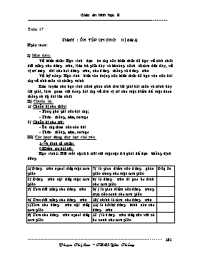 Giáo án Hình học 9 - Tuần 17 - Phạm Thị Lan