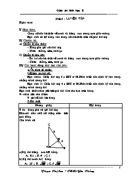 Giáo án Hình học 9 - Tuần 3 - Phạm Thị Lan