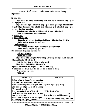 Giáo án Hình học 9 - Tuần 4 - Phạm Thị Lan