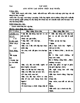 Giáo án Lớp 4 - Tuần 21 - Năm học 2011-2012