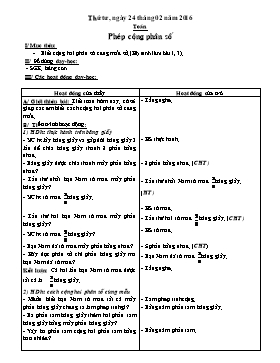 Giáo án Lớp 4 - Tuần 23, Thứ 4 - Năm học 2015-2016 - Nguyễn Văn Phường