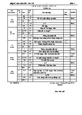 Giáo án Lớp 4 - Tuần 24 - Năm học 2015-2016 - Bùi Văn Mỹ