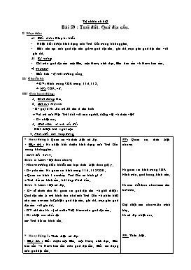 Giáo án môn Phụ Lớp 3 - Tuần 30 - Năm học 2004-2005