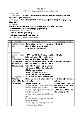 Giáo án tổng hợp Lớp 4 - Tuần 29 - Năm học 2014-201