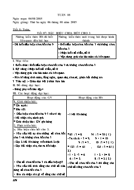 Giáo án các môn Lớp 4 - Tuần 18 - Năm học 2014-2015