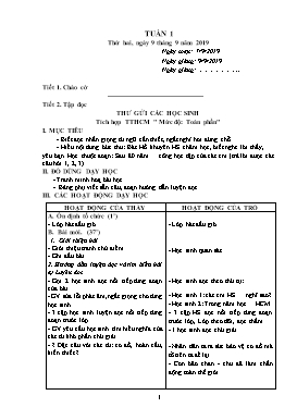 Giáo án các môn Lớp 5 - Năm học 2019-2020 (Bản 2 cột)