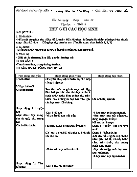 Giáo án các môn Lớp 5 - Võ Thanh Hải