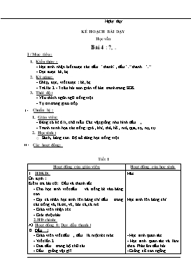 Giáo án Các môn Lớp 1 - Tuần 2