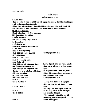 Giáo án các môn Lớp 5 - Tuần 12 (Bản 2 cột)