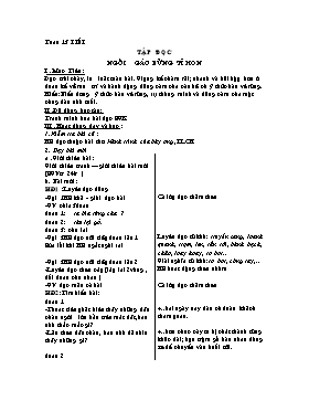 Giao án các môn Lớp 5 - Tuần 13 (Bản 2 cột)