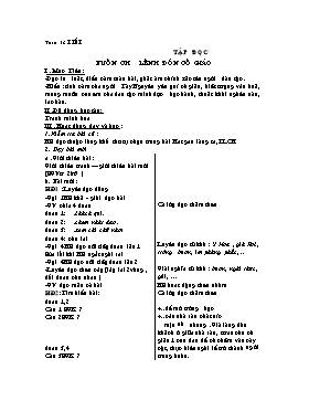 Giáo án các môn Lớp 5 - Tuần 15 (Bản 2 cột)