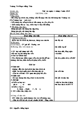 Giáo án Chính tả Lớp 1 - Tuần 25 - Năm học 2017-2018 - Nguyễn Hồng Hạnh