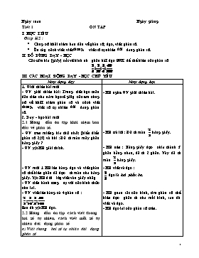 Giáo án môn Toán Lớp 5 (Cả năm học)