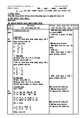 Giáo án môn Toán Lớp 5 - Tiết 6: Ôn tập - Nguyễn Thị Thu Thương