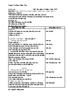 Giáo án Tiếng Việt Lớp 1 - Tuần 19 - Năm học 2017-2018 - Nguyễn Hồng Hạnh