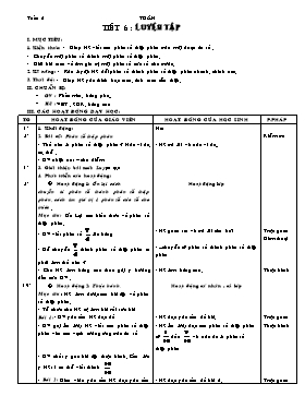 Giáo án Toán học Lớp 5 - Tuần 2