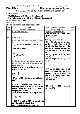 Giáo án Toán Lớp 5 - Tuần 1 - Nguyễn Thị Thu Thương