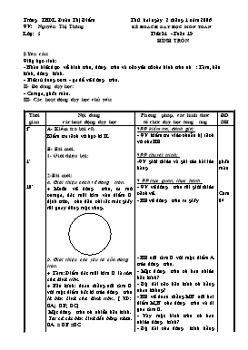 Giáo án Toán Lớp 5 - Tuần 19 - Nguyễn Thị Thắng