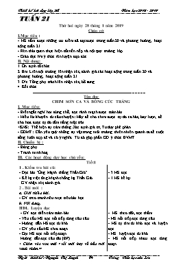 Giáo án Tổng hợp Lớp 2 - Tuần 21 - Năm học 2018-2019 - Nguyễn Thị Luyến