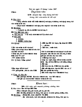 Giáo án Tổng hợp Lớp 4 - Tuần 19, Thứ 6 (Bản 2 cột)