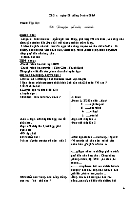 Giáo án Tổng hợp Lớp 4 - Tuần 2, Thứ 4 (Bản 2 cột)