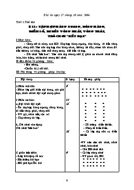 Giáo án Tổng hợp Lớp 4 - Tuần 6, Thứ 3 (Bản 2 cột)