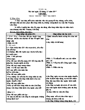 Giáo án Tổng hợp Lớp 5 - Tuần 16 - Năm học 2017-2018 (Bản 2 cột)