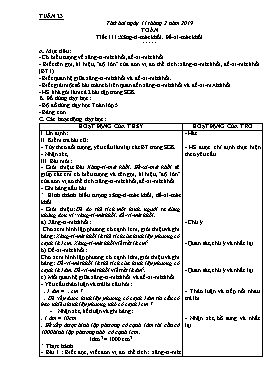 Giáo án Tổng hợp Lớp 5 - Tuần 23 đến 24 - Năm học 2018-2019