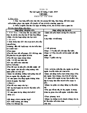 Giáo án Tổng hợp Lớp 5 - Tuần 23 - Năm học 2017-2018(Bản 2 cột)