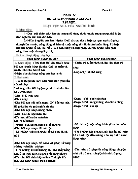 Giáo án Tổng hợp Lớp 5 - Tuần 24 - Năm học 2017-2018 - Trần Thị Ái Vân (Bản 2 cột)