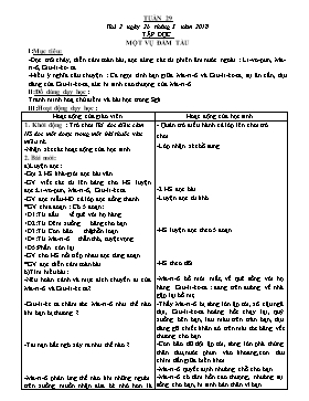 Giáo án Tổng hợp Lớp 5 - Tuần 29 - Năm học 2017-2018 (Bản 2 cột)