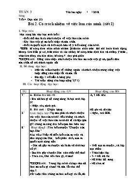 Giáo án Tổng hợp Lớp 5 - Tuần 3 đến 4 - Năm học 2018-2019