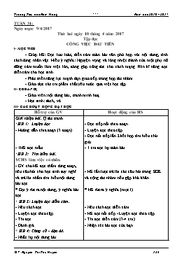 Giáo án Tổng hợp Lớp 5 - Tuần 31 - Năm học 2016-2017 - Nguyễn Thị Thu Huyền