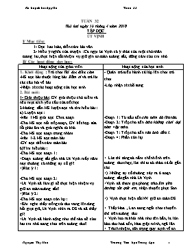 Giáo án Tổng hợp Lớp 5 - Tuần 32 - Năm học 2017-2018 - Nguyễn Thị Hũa (Bản 2 cột)