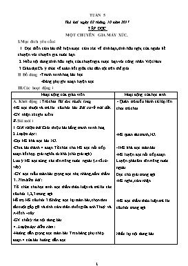 Giáo án Tổng hợp Lớp 5 - Tuần 5 - Năm học 2017-2018 (Bản 2 cột)