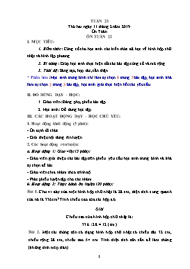 Giáo án bồi dưỡng môn Toán + Tiếng Việt Lớp 5 - Tuần 23 - Năm học 2018-2019