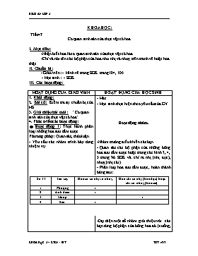 Giáo án môn Khoa học Lớp 5 - Tiết 47: Cơ quan sinh sản của thực vật có hoa