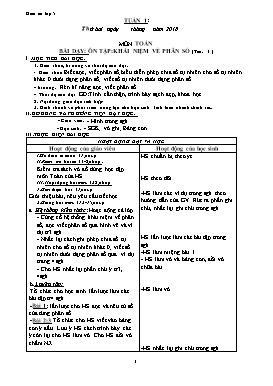 Giáo án môn Lịch sử Lớp 5 - Năm học 2019-2020