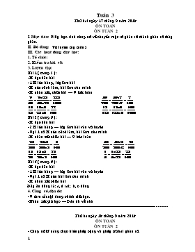 Giáo án môn Toán + Tiếng Việt Lớp 5 - Tuần 3 - Năm học 2018-2019