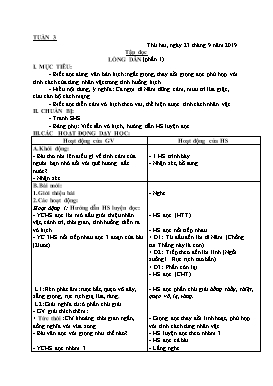 Giáo án Tổng hợp buổi sáng Lớp 5 - Tuần 3 - Năm học 2019-2020