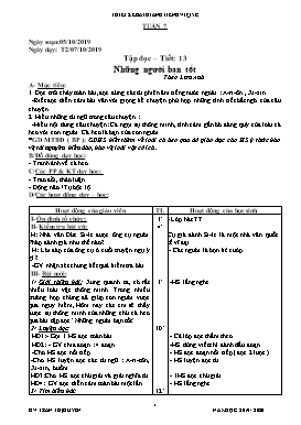 Giáo án Tổng hợp các môn Lớp 5 - Tuần 7 - Năm học 2019-2020 - Trần Thị Huyền