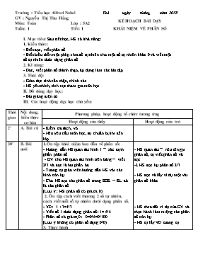 Giáo án Tổng hợp Lớp 1 - Tuần 1 - Năm học 2018-2019 - Nguyễn Thị Thu Hằng