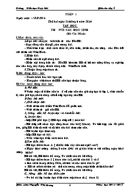 Giáo án Tổng hợp Lớp 5 - Năm học 2014-2015 - Nguyễn Thị Hương