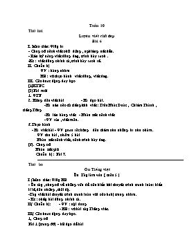 Giáo án Tổng hợp Lớp 5 - Tuần 10 (Buổi 2)