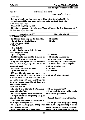 Giáo án Tổng hợp Lớp 5 - Tuần 23 - Năm học 2018-2019 - Trường TH Nghi Liên