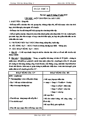 Giáo án Tổng hợp Lớp 5 - Tuần 5 - Năm học 2018-2019 - Vũ Thị Trân